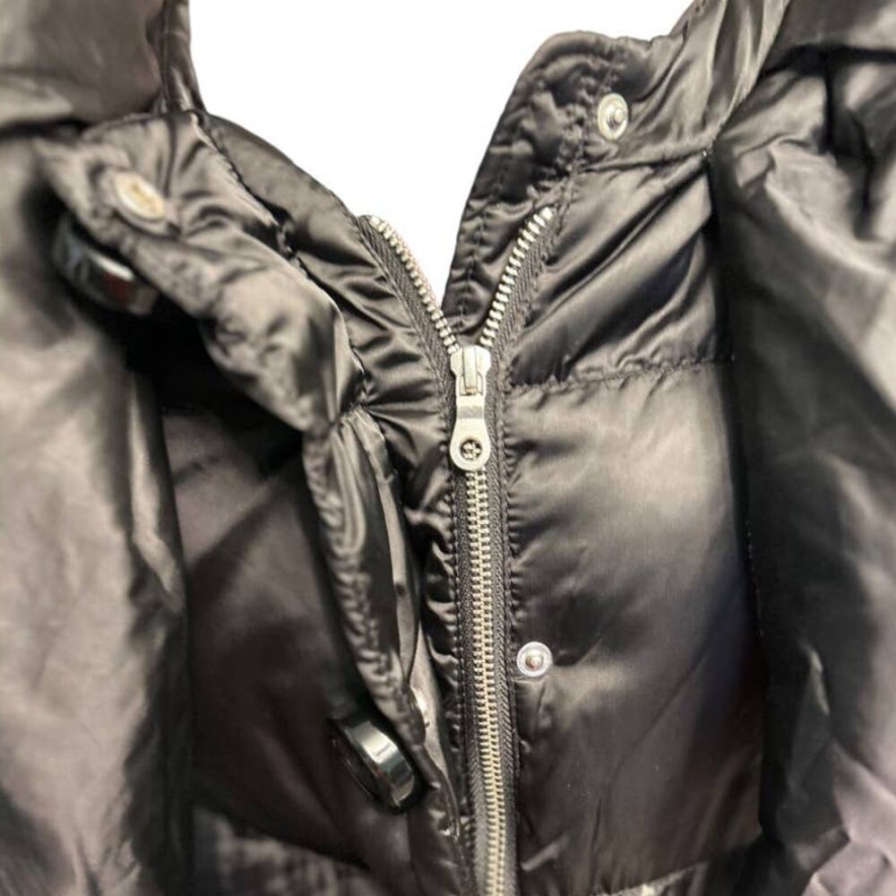 Exquisite Kate Spade Puffer DOWN Jacket Scart Coat Collar $599 Black Size Large - Picture 9 of 16